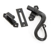 From The Anvil - Black Locking Shepherd's Crook Fastener - RH | Sku. 33469 | Trade Door Handles.