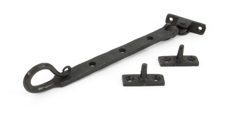 From The Anvil - Beeswax 8" Shepherd's Crook Stay | Sku. 33473 | Trade Door Handles.