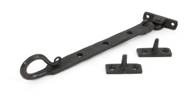 From The Anvil - Beeswax 8" Shepherd's Crook Stay | Sku. 33473 | Trade Door Handles.