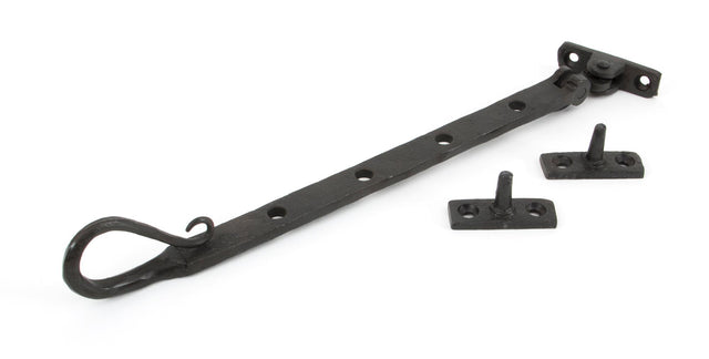 From The Anvil - Beeswax 10" Shepherd's Crook Stay | Sku. 33474 | Trade Door Handles.