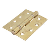 This is an image of Timco - Grade 11 Fire Door Hinges - Electro Brass 101 x 76 x 2.6 (1 Pairs Box) 334753