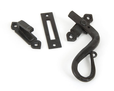 From The Anvil - Beeswax Locking Shepherd's Crook Fastener - RH | Sku. 33477 | Trade Door Handles.