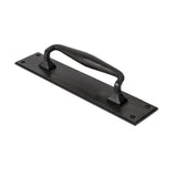 From The Anvil - Beeswax Pull Handle on Backplate | Sku. 33479 | Trade Door Handles.