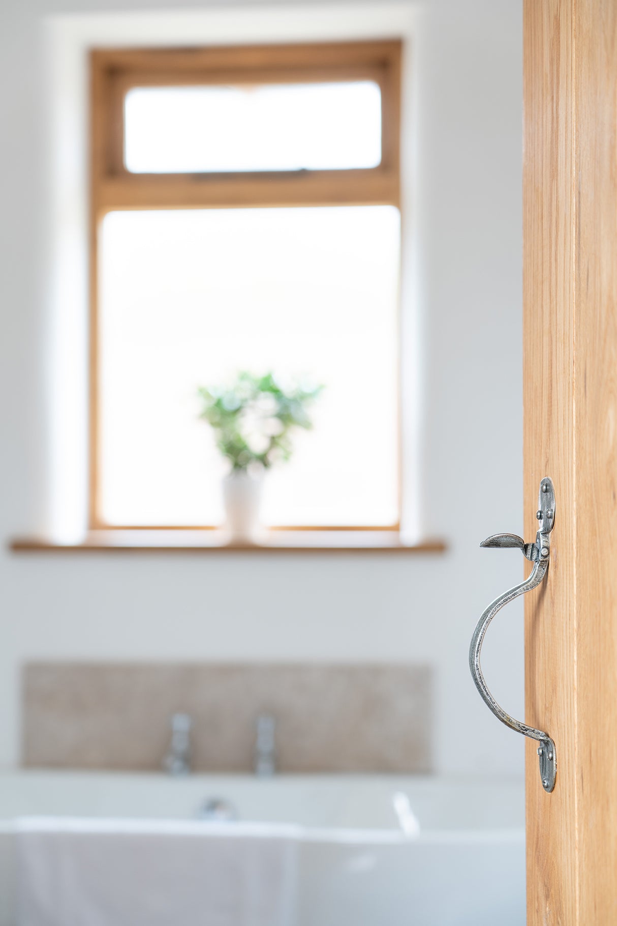 From The Anvil - Pewter Locking Penny End Screw on Staple | Sku. 33483 | Trade Door Handles.