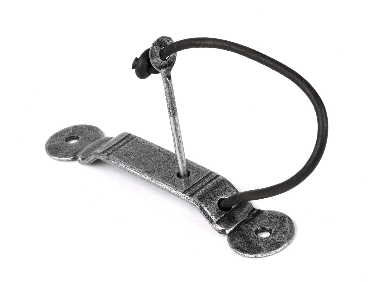 From The Anvil - Pewter Locking Penny End Screw on Staple | Sku. 33483 | Trade Door Handles.