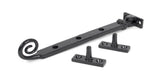 From The Anvil - Black 8" Cast Monkeytail Stay | Sku. 33484 | Trade Door Handles.