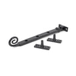 From The Anvil - Black 8" Cast Monkeytail Stay | Sku. 33484 | Trade Door Handles.