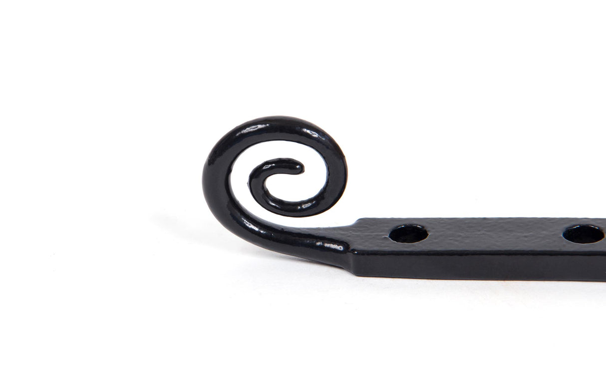 From The Anvil - Black 10" Cast Monkeytail Stay | Sku. 33485 | Trade Door Handles.