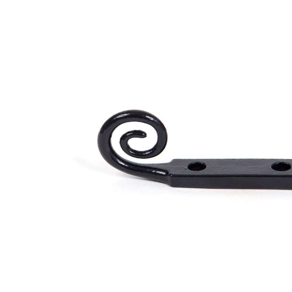 From The Anvil - Black 10" Cast Monkeytail Stay | Sku. 33485 | Trade Door Handles.