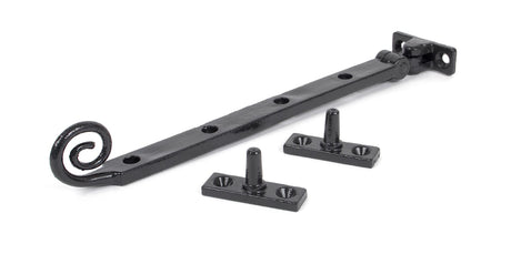From The Anvil - Black 10" Cast Monkeytail Stay | Sku. 33485 | Trade Door Handles.