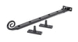 From The Anvil - Black 12" Cast Monkeytail Stay | Sku. 33486 | Trade Door Handles.