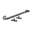 From The Anvil - Black 12" Cast Monkeytail Stay | Sku. 33486 | Trade Door Handles.