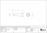 From The Anvil - Black Projection Door Stop | Sku. 33491 | Trade Door Handles.