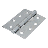 This is an image of Timco - Grade 11 Ball Bearing Fire Door Hinges - Polished Chrome 101 x 76 x 2.6 (1 Pairs TIMbag) 334988P