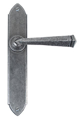 From The Anvil - Pewter Gothic Lever Latch Set | Sku. 33601 | Trade Door Handles.