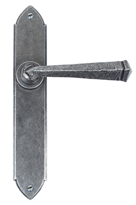 From The Anvil - Pewter Gothic Lever Latch Set | Sku. 33601 | Trade Door Handles.