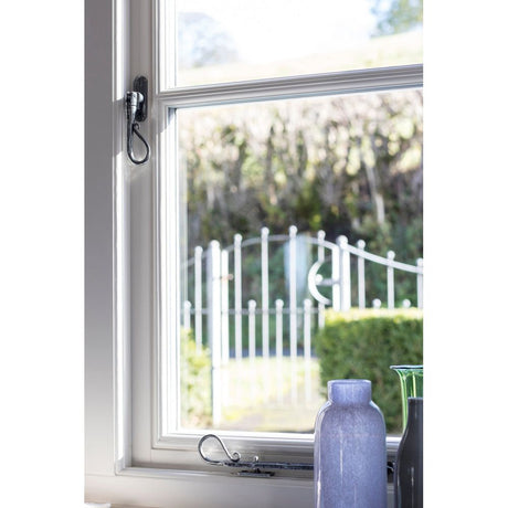 From The Anvil - Pewter Shepherd's Crook Espag - RH | Sku. 33602 | Trade Door Handles.