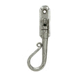 From The Anvil - Pewter Shepherd's Crook Espag - LH | Sku. 33603 | Trade Door Handles.