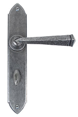 From The Anvil - Pewter Gothic Lever Bathroom Set | Sku. 33604/B | Trade Door Handles.