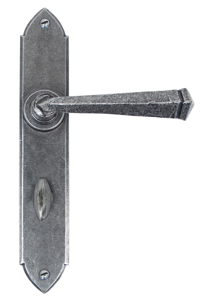 From The Anvil - Pewter Gothic Lever Bathroom Set | Sku. 33604/B | Trade Door Handles.