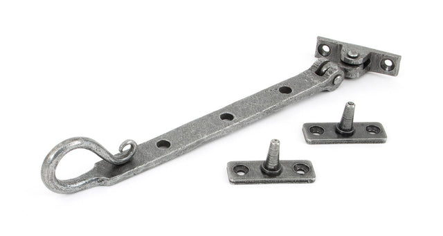 From The Anvil - Pewter 8" Shepherd's Crook Stay | Sku. 33605 | Trade Door Handles.