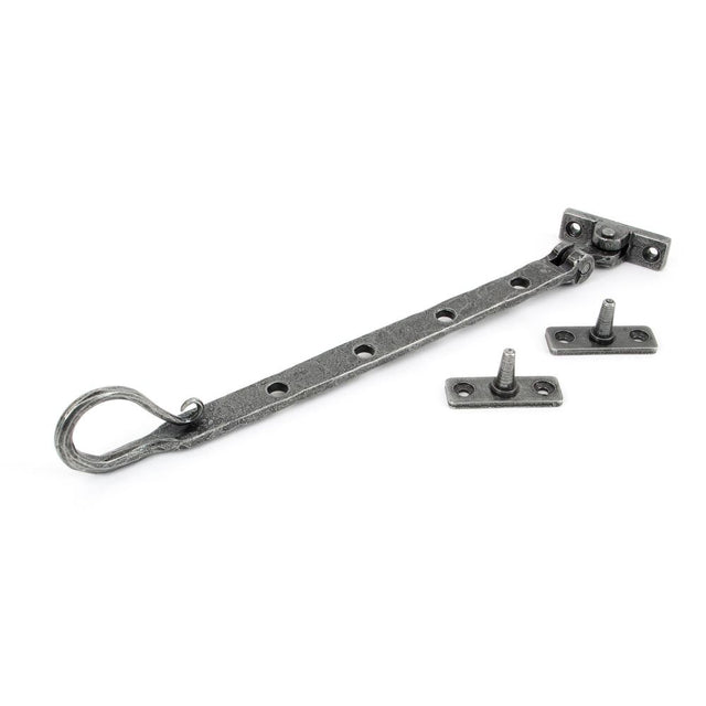 From The Anvil - Pewter 10" Shepherd's Crook Stay | Sku. 33606 | Trade Door Handles.