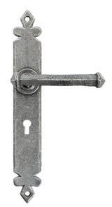 From The Anvil - Pewter Tudor Lever Lock Set | Sku. 33608 | Trade Door Handles.