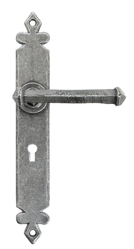 From The Anvil - Pewter Tudor Lever Lock Set | Sku. 33608 | Trade Door Handles.