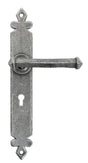 From The Anvil - Pewter Tudor Lever Lock Set | Sku. 33608 | Trade Door Handles.