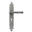 From The Anvil - Pewter Tudor Lever Lock Set | Sku. 33608 | Trade Door Handles.