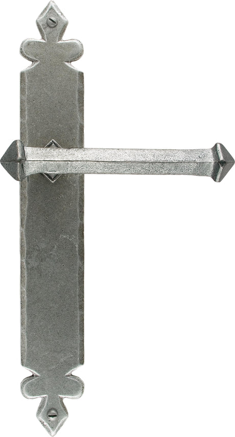 From The Anvil - Pewter Tudor Lever Latch Set | Sku. 33609 | Trade Door Handles.