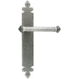 From The Anvil - Pewter Tudor Lever Latch Set | Sku. 33609 | Trade Door Handles.