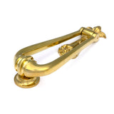 From The Anvil - Polished Brass Loop Door Knocker | Sku. 33610M | Trade Door Handles.