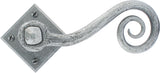 From The Anvil - Pewter Monkeytail Lever on Rose Set (Diamond) | Sku. 33612 | Trade Door Handles.