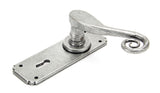 From The Anvil - Pewter Monkeytail Lever Lock Set | Sku. 33615 | Trade Door Handles.