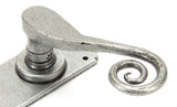 From The Anvil - Pewter Monkeytail Lever Lock Set | Sku. 33615 | Trade Door Handles.