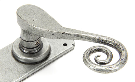 From The Anvil - Pewter Monkeytail Lever Lock Set | Sku. 33615 | Trade Door Handles.