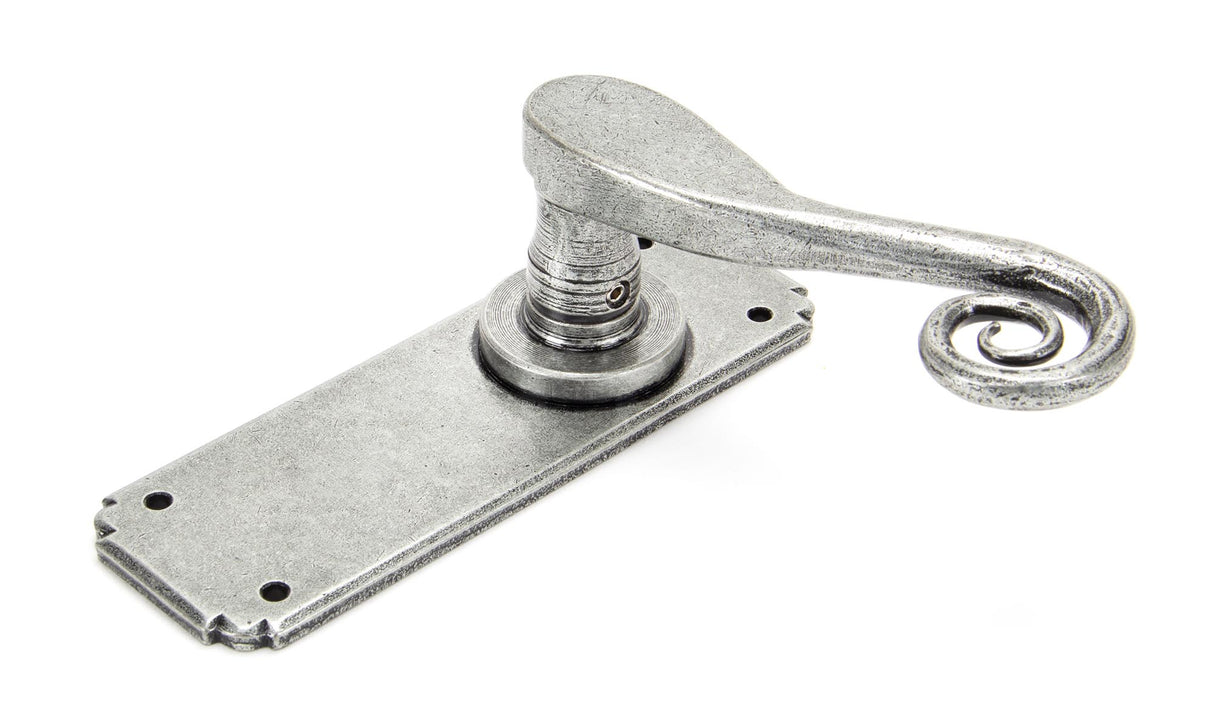From The Anvil - Pewter Monkeytail Lever Latch Set | Sku. 33616 | Trade Door Handles.
