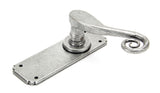 From The Anvil - Pewter Monkeytail Lever Latch Set | Sku. 33616 | Trade Door Handles.