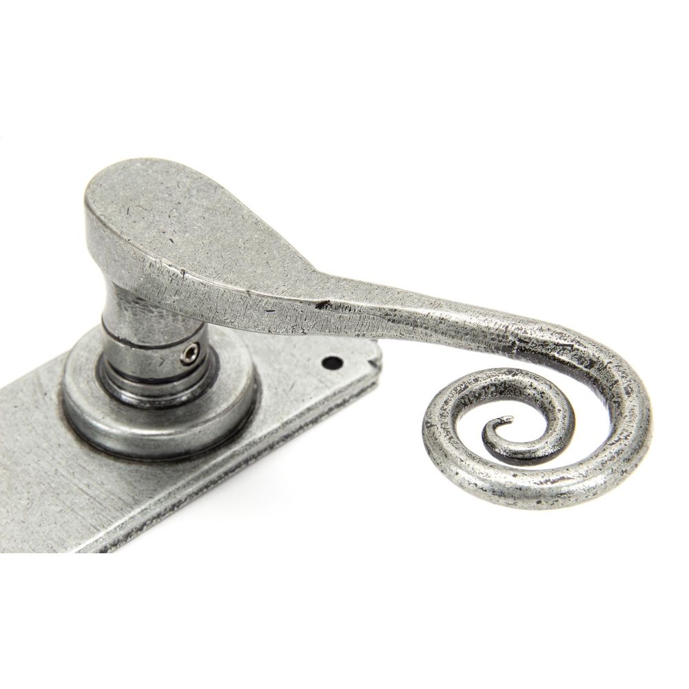 From The Anvil - Pewter Monkeytail Lever Latch Set | Sku. 33616 | Trade Door Handles.