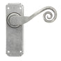 From The Anvil - Pewter Monkeytail Lever Latch Set | Sku. 33616 | Trade Door Handles.