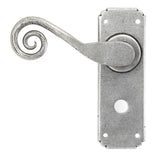 From The Anvil - Pewter Monkeytail Lever Bathroom Set | Sku. 33617 | Trade Door Handles.