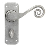 From The Anvil - Pewter Monkeytail Lever Bathroom Set | Sku. 33617 | Trade Door Handles.