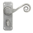From The Anvil - Pewter Monkeytail Lever Bathroom Set | Sku. 33617 | Trade Door Handles.