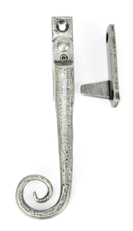 From The Anvil - Pewter Locking Night-Vent Monkeytail Fastener - LH | Sku. 33618 | Trade Door Handles.