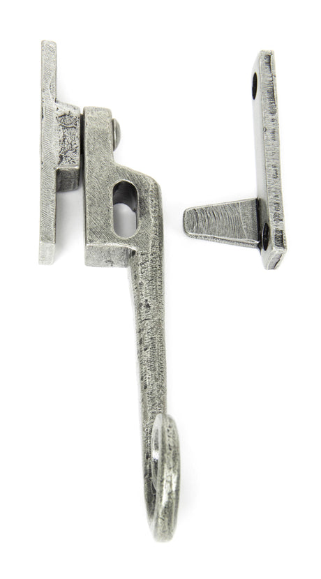From The Anvil - Pewter Locking Night-Vent Monkeytail Fastener - LH | Sku. 33618 | Trade Door Handles.