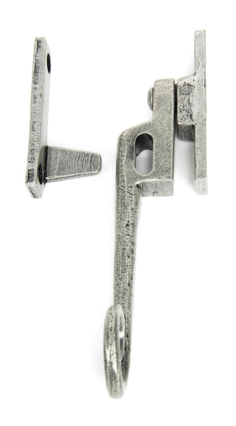 From The Anvil - Pewter Locking Night-Vent Monkeytail Fastener - RH | Sku. 33619 | Trade Door Handles.