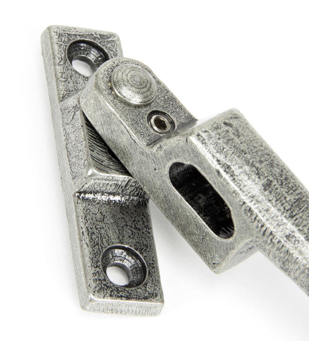 From The Anvil - Pewter Locking Night-Vent Monkeytail Fastener - RH | Sku. 33619 | Trade Door Handles.