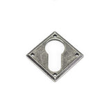 From The Anvil - Pewter Diamond Euro Escutcheon | Sku. 33622 | Trade Door Handles.