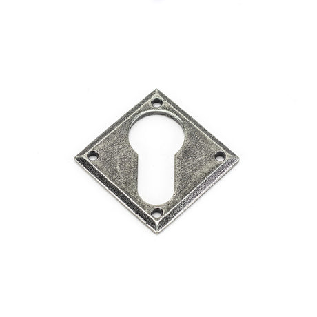 From The Anvil - Pewter Diamond Euro Escutcheon | Sku. 33622 | Trade Door Handles.